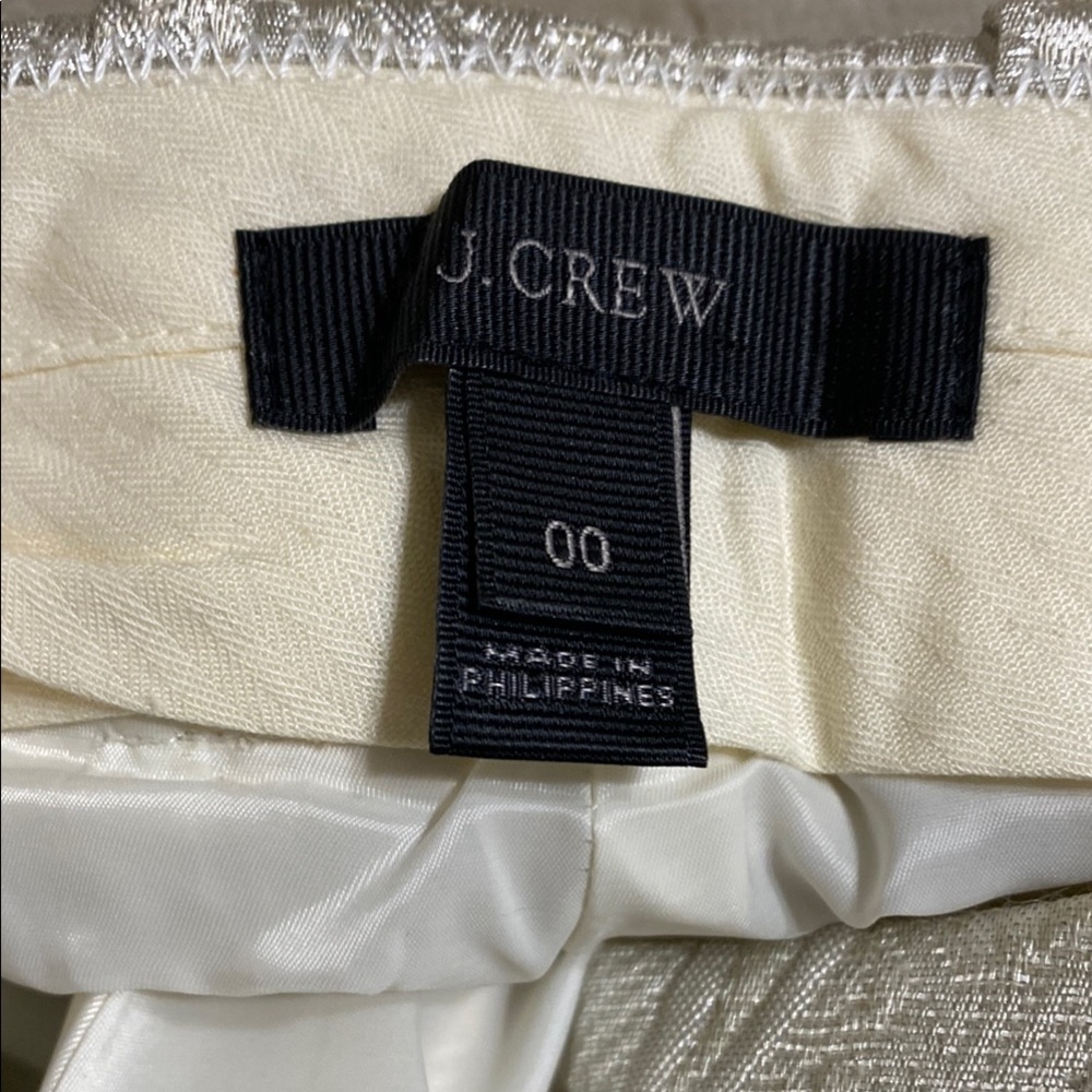 J Crew Metallic Patterned Pants - Picture 3 of 5